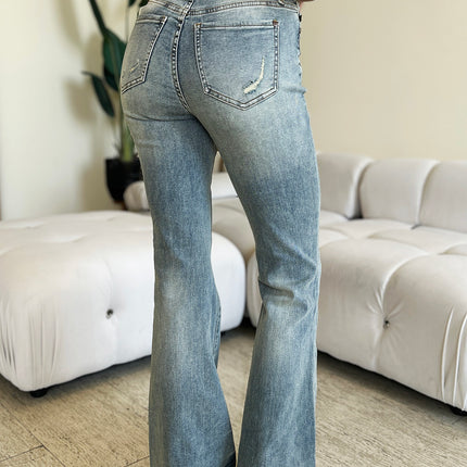 Judy Blue Full Size High Waist Flare Jeans