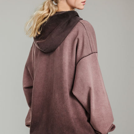 Basic Bae Drop Shoulder Long Sleeve Hoodie with Kangaroo Pocket