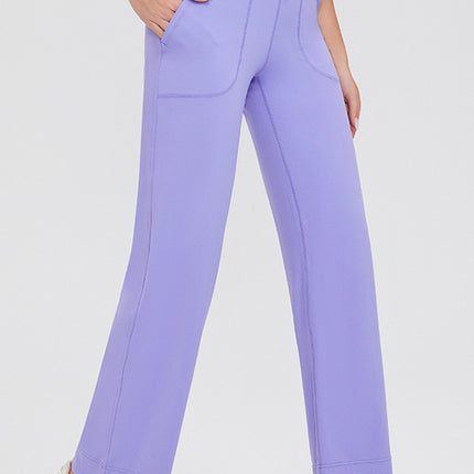 Basic Bae Full Size Drawstring High Waist Pants with Pockets