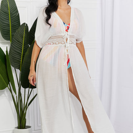Marina West Swim Sun Goddess Tied Maxi Cover-Up
