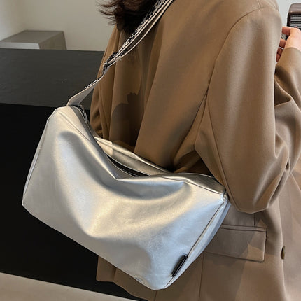 PU Leather Adjustable Strap Crossbody Bag