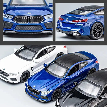 1:32 BMW M8 IM Supercar Alloy Diecasts & Toy Vehicles Metal Toy Car Model Sound and light Collection Kids Toy - Vickie Lynn's
