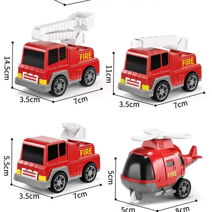 TEMI Diecast Carrier Truck Toys Cars Engineering  Vehicles  Excavator Bulldozer Truck Model Sets Kids Educational Boys For Toys