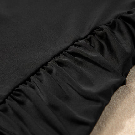 Full Size Ruched V-Neck One-Piece Swimwear