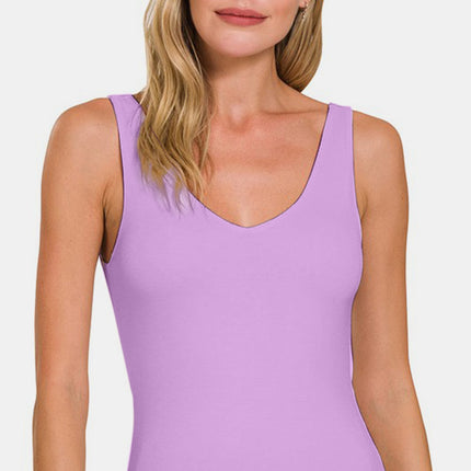 Zenana V-Neck Slim Tank