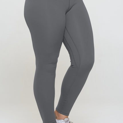 Yelete Full Size Fleece Lined High Waisted Leggings