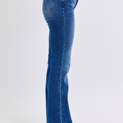 Judy Blue Full Size Mid-Rise Bootcut Jeans with Pockets