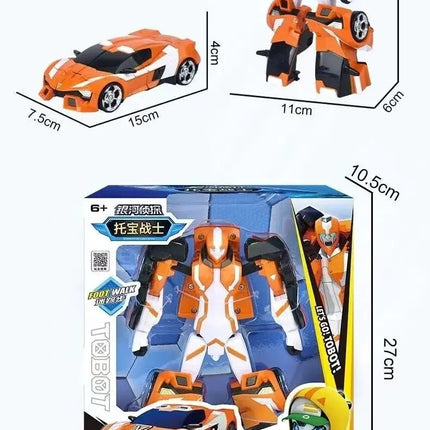 2023 TOBOT Brother Rhino Explosive Bomb Atomic Tank Man Beast Hero Roaring Whirlwind Transform Distortion Toys Kids Robot Gifts