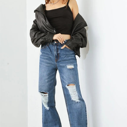 HAMMER COLLECTION Distressed High Waist Jeans