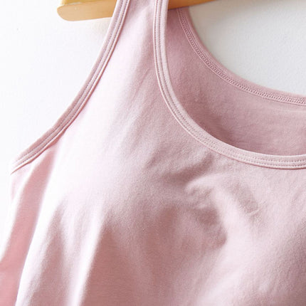 Round Neck Tank with Bra