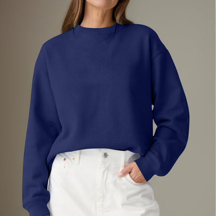 Round Neck Long Sleeve Sweatshirt