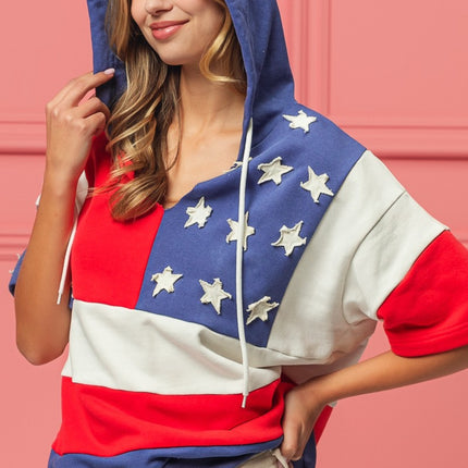 BiBi American Flag Theme Hoodie