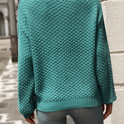 Mock Neck Long Sleeve Sweater