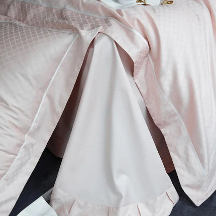 New 1000TC Egyptian Cotton Bedding Sets Luxury Jacquard Duvet Cover Flat sheet Pillowcase