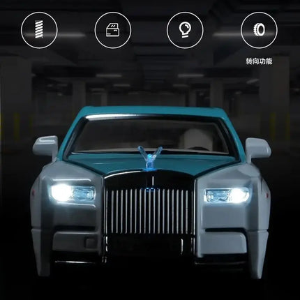 1:24 Rolls Royce Phantom Mansory Alloy Car Diecasts & Toy Vehicles Car Model Sound and light Pull back Car Toys For Kids Gifts