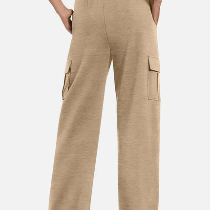 Pocketed High Waist Pants