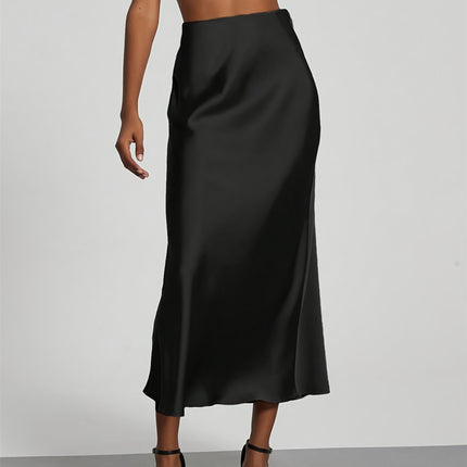 High Rise Midi Skirt