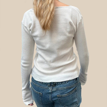 Devine Quarter Button Long Sleeve T-Shirt