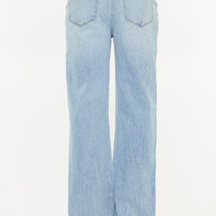 Kancan Distressed High Waist Straight Jeans