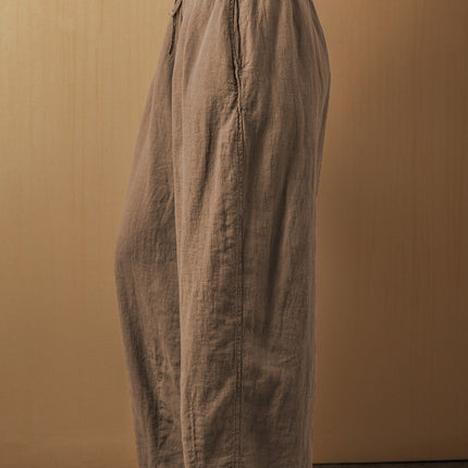 Drawstring Wide Leg Pants