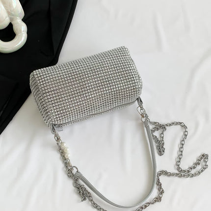 Openwork Crossbody Bag with Removable Strap