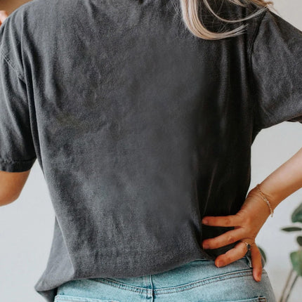 Graphic Round Neck Short Sleeve T-Shirt