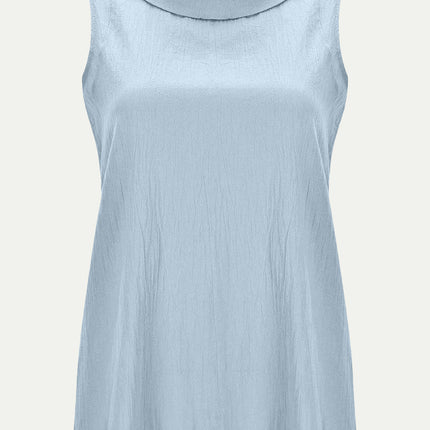 Full Size Round Neck Sleeveless Top