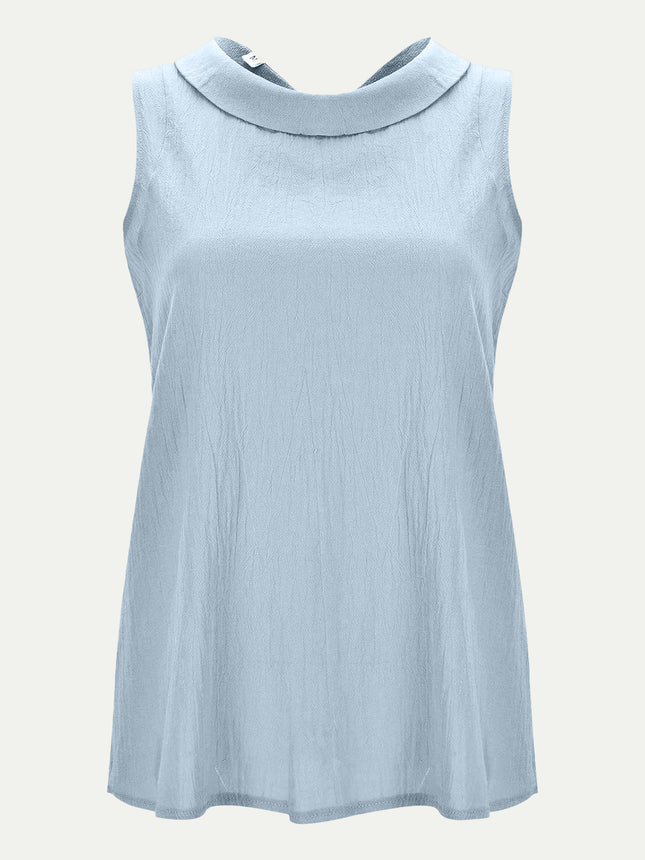 Full Size Round Neck Sleeveless Top