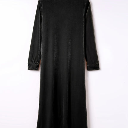 Open Front Long Sleeve Coat