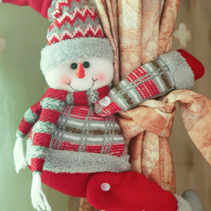 3-Pack Christmas Santa Curtain Tieback