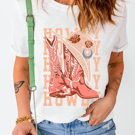 Graphic Round Neck Short Sleeve T-Shirt - Vickie Lynn's