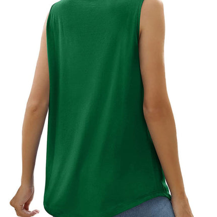 Ruched Square Neck Tank