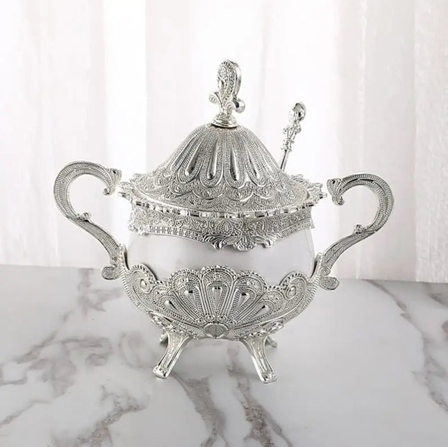 White Sugar Cup Novelty Fashion Cruet Restaurant Kitchen Daily Necessities