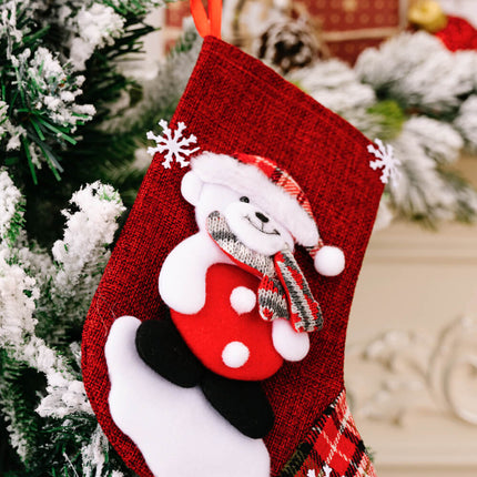 4-Pack Snowflake Christmas Stocking Hanging Widgets