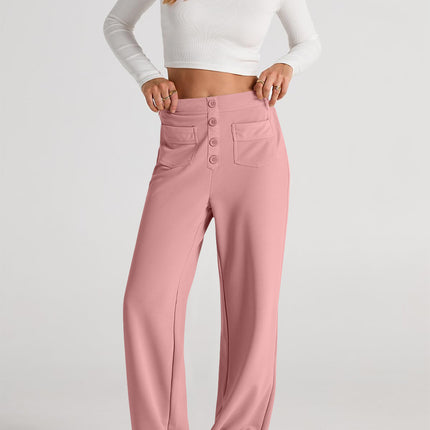 High Waist Wide Leg Pants