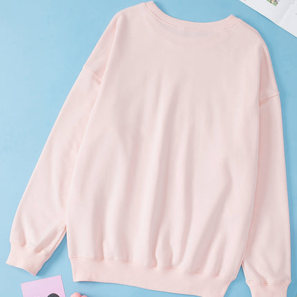 PARIS Round Neck Long Sleeve Sweatshirt