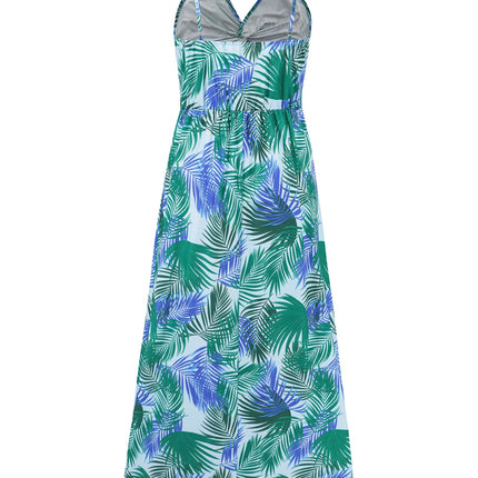 Twisted Printed V-Neck Cami Dress