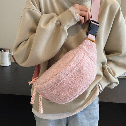 Sherpa Crossbody Bag with Adjustable Strap