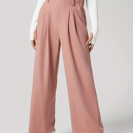 Wide Leg Pants with Pockets