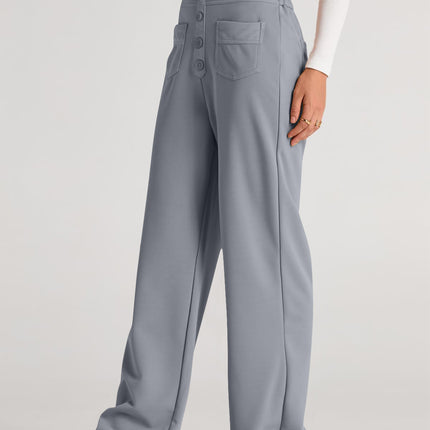 High Waist Wide Leg Pants