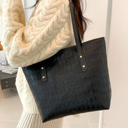 PU Leather Large Tote Bag