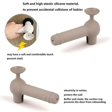 Door Handle Gloves Silicone Covers Anti-Scald With Suction Cup Design Anti Static Door Handle Guard For Flat Square Levers