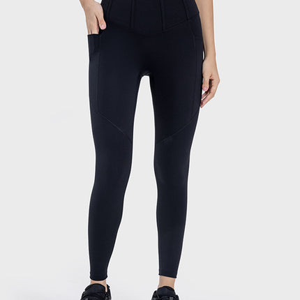 Pocketed High Waist Active Leggings