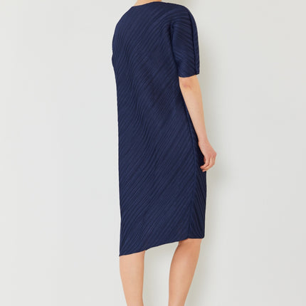 Marina West Swim Pleated Dolman Sleeve Dress