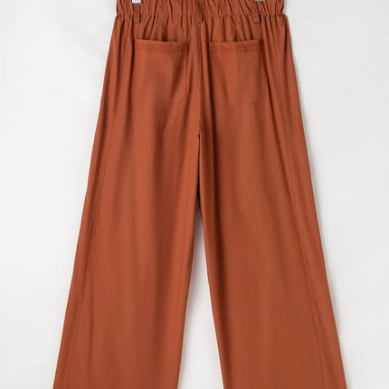 Wide Leg Pants with Pockets