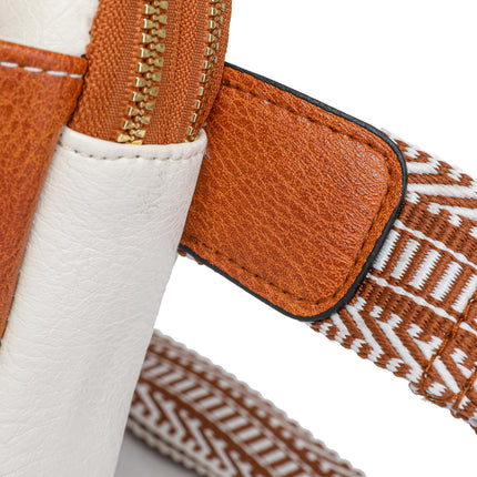 PU Leather Rectangle Crossbody Bag