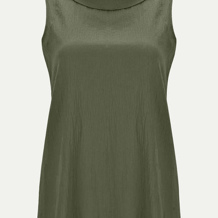 Full Size Round Neck Sleeveless Top