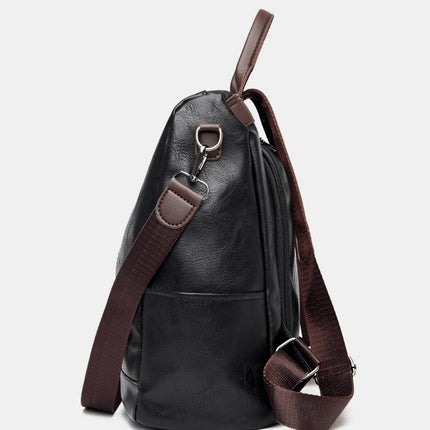 PU Leather Backpack Bag