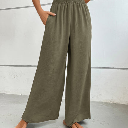 Perfee Wide Leg Pants with Pockets