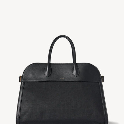 2023 Margaux15 Handbag Cowhide High-Capacity Commuter Bag the Suede Row lcu Soft